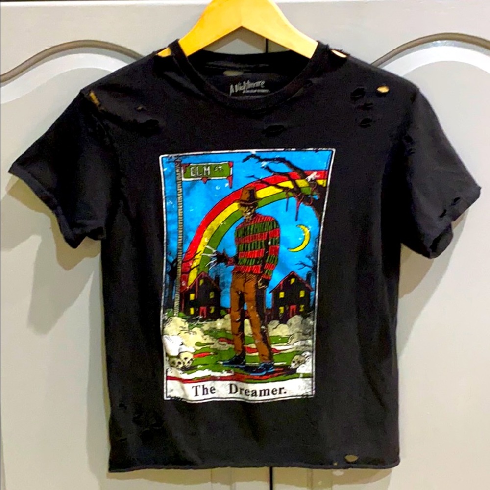 Distressed Nightmare on Elm Street T-shirt-Small